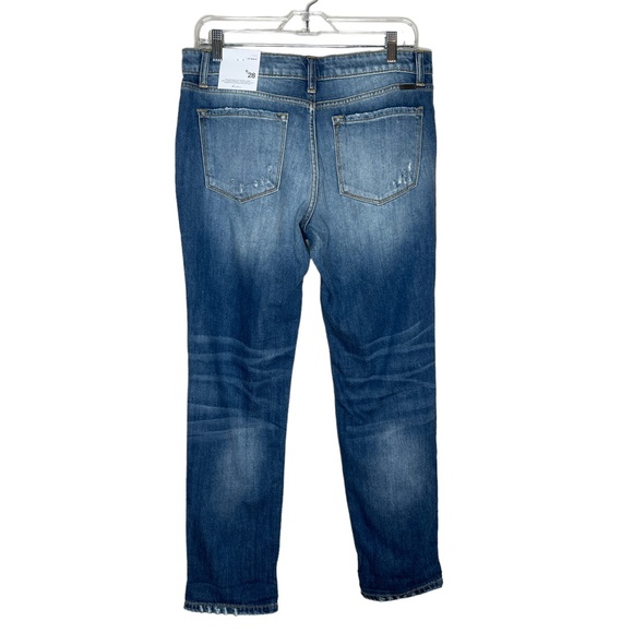 KanCan Distressed Medium Wash Boyfriend Relaxed Fit Denim Jeans Size 9/28 - Picture 13 of 16
